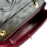 シャネル CHANEL マトラッセ スモールフラップバッグ 0番台 ブラックゴールド金具 ラムスキン レディース ショルダーバッグ
