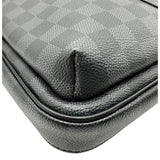 ルイ・ヴィトン LOUIS VUITTON アヴェニュー・スリングバッグ N42302 ブラック/グレー ダミエグラフィット/レザー メンズ ボディバッグ