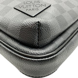 ルイ・ヴィトン LOUIS VUITTON アヴェニュー・スリングバッグ N42302 ブラック/グレー ダミエグラフィット/レザー メンズ ボディバッグ