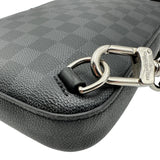 ルイ・ヴィトン LOUIS VUITTON アヴェニュー・スリングバッグ N42302 ブラック/グレー ダミエグラフィット/レザー メンズ ボディバッグ