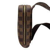 ルイ・ヴィトン LOUIS VUITTON ジェロニモス N51994 ブラウン ダミエ/レザー メンズ ボディバッグ