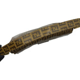 フェンディ FENDI ズッキーノ マンマバゲット ベージュ ゴールド金具 エナメル レディース ハンドバッグ