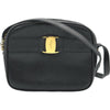 サルヴァトーレ・フェラガモ Salvatore Ferragamo ヴァラ ミニショルダー バッグ 213096 ブラック ゴールド金具 リザード レディース