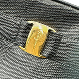 サルヴァトーレ・フェラガモ Salvatore Ferragamo ヴァラ ミニショルダー バッグ 213096 ブラック ゴールド金具 リザード レディース