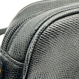 サルヴァトーレ・フェラガモ Salvatore Ferragamo ヴァラ ミニショルダー バッグ 213096 ブラック ゴールド金具 リザード レディース