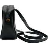 サルヴァトーレ・フェラガモ Salvatore Ferragamo ヴァラ ミニショルダー バッグ 213096 ブラック ゴールド金具 リザード レディース