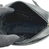 サルヴァトーレ・フェラガモ Salvatore Ferragamo ヴァラ ミニショルダー バッグ 213096 ブラック ゴールド金具 リザード レディース