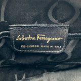 サルヴァトーレ・フェラガモ Salvatore Ferragamo ヴァラ ミニショルダー バッグ 213096 ブラック ゴールド金具 リザード レディース