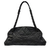 シャネル CHANEL マドモアゼル チェーンハンドバッグ 14番台 ブラック シルバー金具 PVC レディース ハンドバッグ