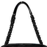 シャネル CHANEL マドモアゼル チェーンハンドバッグ 14番台 ブラック シルバー金具 PVC レディース ハンドバッグ