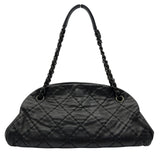 シャネル CHANEL マドモアゼル チェーンハンドバッグ 14番台 ブラック シルバー金具 PVC レディース ハンドバッグ