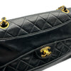 シャネル CHANEL マトラッセ スモールフラップバッグ 1番台 ブラック ゴールド金具 ラムスキン レディース ショルダーバッグ