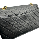 シャネル CHANEL マトラッセ スモールフラップバッグ 1番台 ブラック ゴールド金具 ラムスキン レディース ショルダーバッグ