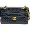 シャネル CHANEL マトラッセ スモールフラップバッグ 1番台 ブラック ゴールド金具 ラムスキン レディース ショルダーバッグ