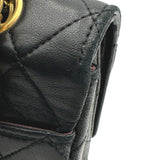 シャネル CHANEL マトラッセ スモールフラップバッグ 1番台 ブラック ゴールド金具 ラムスキン レディース ショルダーバッグ