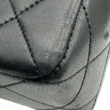 シャネル CHANEL マトラッセ スモールフラップバッグ 1番台 ブラック ゴールド金具 ラムスキン レディース ショルダーバッグ