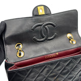 シャネル CHANEL マトラッセ スモールフラップバッグ 1番台 ブラック ゴールド金具 ラムスキン レディース ショルダーバッグ