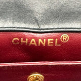 シャネル CHANEL マトラッセ スモールフラップバッグ 1番台 ブラック ゴールド金具 ラムスキン レディース ショルダーバッグ