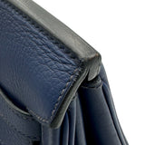 エルメス HERMES バーキン40 ○Z刻印 ブルー ゴールド金具 アルデンヌ メンズ ハンドバッグ