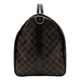 ルイ・ヴィトン LOUIS VUITTON キーポル・バンドリエール55 N41414 ブラウン ダミエ/レザー メンズ ボストンバッグ