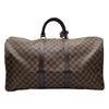ルイ・ヴィトン LOUIS VUITTON キーポル・バンドリエール55 N41414 ブラウン ダミエ/レザー メンズ ボストンバッグ