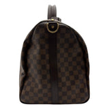 ルイ・ヴィトン LOUIS VUITTON キーポル・バンドリエール55 N41414 ブラウン ダミエ/レザー メンズ ボストンバッグ