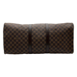 ルイ・ヴィトン LOUIS VUITTON キーポル・バンドリエール55 N41414 ブラウン ダミエ/レザー メンズ ボストンバッグ