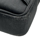 エルメス HERMES アカプルコ オディナトゥール ブラック シルバー金具 トワル レザー メンズ ビジネスバッグ ショルダーバッグ