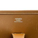 エルメス HERMES エヴリン3PM □N刻印 ゴールド シルバー金具 エプソン レディース ショルダーバッグ
