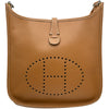 エルメス HERMES エヴリン3PM □N刻印 ゴールド シルバー金具 エプソン レディース ショルダーバッグ