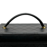 シャネル CHANEL ビコローレ ボックスバニティバッグ A01620 3番台 ブラック ゴールド金具 ラムスキン レディース ショルダーバッグ