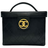 シャネル CHANEL ビコローレ ボックスバニティバッグ A01620 3番台 ブラック ゴールド金具 ラムスキン レディース ショルダーバッグ