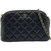 シャネル CHANEL マトラッセ チェーンクラッチバッグ AP4016 ブラック ゴールド金具 キャビアスキン レディース ショルダーバッグ