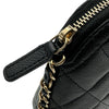 シャネル CHANEL マトラッセ チェーンクラッチバッグ AP4016 ブラック ゴールド金具 キャビアスキン レディース ショルダーバッグ