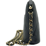 シャネル CHANEL マトラッセ チェーンクラッチバッグ AP4016 ブラック ゴールド金具 キャビアスキン レディース ショルダーバッグ