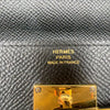 エルメス HERMES ケリートゥーゴー B刻印　(2023年製) ブラック　ゴールド金具 エプソン レディース 長財布