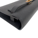 エルメス HERMES ケリートゥーゴー B刻印　(2023年製) ブラック　ゴールド金具 エプソン レディース 長財布