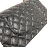 シャネル CHANEL マトラッセ25 AO1112 ブラック　ゴールド金具 キャビアスキン レディース ショルダーバッグ