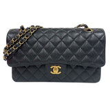 シャネル CHANEL マトラッセ25 AO1112 ブラック　ゴールド金具 キャビアスキン レディース ショルダーバッグ