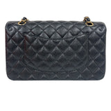 シャネル CHANEL マトラッセ25 AO1112 ブラック　ゴールド金具 キャビアスキン レディース ショルダーバッグ