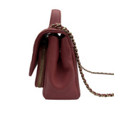 シャネル CHANEL ビジネスアフィニティ スモールバッグ A93749 28番台 ピンク ゴールド金具 キャビアスキン レディース ショルダーバッグ