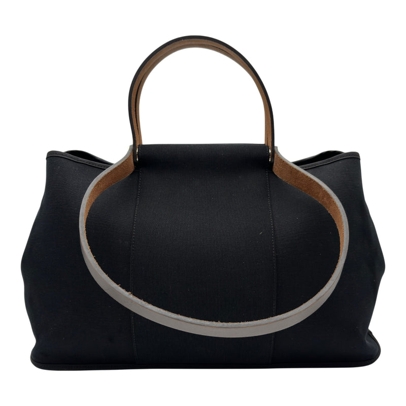エルメス HERMES カバックエラン □P刻 ブラック/ブラウン トワル