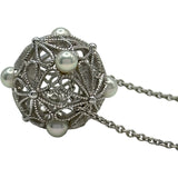 ミキモト MIKIMOTO ネックレス ホワイトゴールド K18 パール ジュエリー