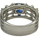 タサキ TASAKI リング プラチナ Pt900 サファイア ダイヤモンド ジュエリー