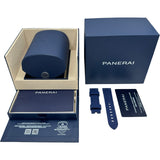 パネライ PANERAI ルミノール クアランタ ルナ ロッサ PAM01404 ブルー ステンレススチール 自動巻き メンズ 腕時計