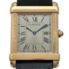 カルティエ Cartier タンク シノワーズ LM 世界150本限定 WGTA0075 グレー ピンクゴールド 手巻き メンズ 腕時計