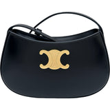 セリーヌ CELINE ティリーミディアム 115703 ブラック レザー レディース ハンドバッグ