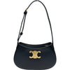 セリーヌ CELINE ティリーミディアム 115703 ブラック レザー レディース ハンドバッグ