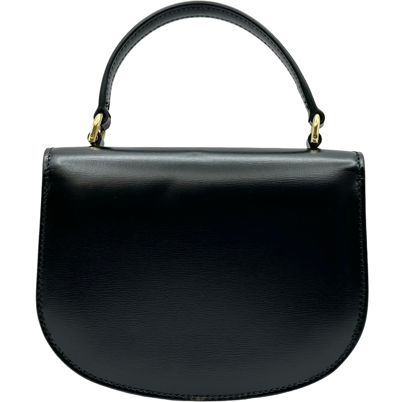 CELINEハンドバッグ セリーヌ CELINE ミニブザス ハンドバッグ 10L063 ブラック レザー