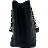 シャネル CHANEL GST A50995 14番台 ブラック×ゴールド金具 キャビアスキン レディース トートバッグ